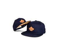 Blackskies® Essentials Snapback Cap Set De 2 Padres E Hijos Look A Juego Gorra De Béisbol Regalo Mini-Me Basecap Papá-Hijo Y Mamá-Hija Azul Oscuro-Marrón - 49-54 cm
