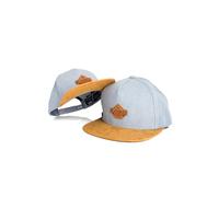 Blackskies® Essentials Snapback Cap Set De 2 Padres E Hijos Look A Juego Gorra De Béisbol Regalo Mini-Me Basecap Papá-Hijo Y Mamá-Hija Celeste-Marrón - 49-54 cm