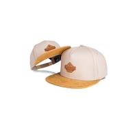 Blackskies® Essentials Snapback Cap Set De 2 Padres E Hijos Look A Juego Gorra De Béisbol Regalo Mini-Me Basecap Papá-Hijo Y Mamá-Hija Beige-Marrón-Marrón - 49-54 cm