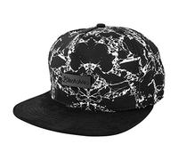 Blackskies® Fenrir Vol. II Snapback Cap Gorra De Béisbol Unisex Negra Mármol con Visera De Ante Sintético Hombre Mujer Streetwear Outdoor Verano Casual