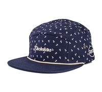 Blackskies® Harbor Gorra de 5 Patillas Unisex Gorra de béisbol Ancla Azul Beige Náutica