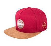 Blackskies® North Star Snapback Cap | Mujeres Hombres béisbol Gorra Surfer Skater Brújula Ancla Faux Suede