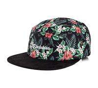 Blackskies® Oahu Vol. II 5-Panel Cap | Camp Women Men Gorra de béisbol Floral Jungle Skater Snapback Strapback Negro Green
