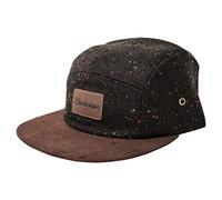 Blackskies® Obsidian Gorra 5-Panel Negro Marrón Ante para Mujeres Hombres Gorra de béisbol - Negro Moteado-Marrón