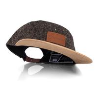 Blackskies® Obsidian Gorra 5-Panel Negro Marrón Ante para Mujeres Hombres Gorra de béisbol - Marrón