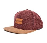 Blackskies® Obsidian Snapback Cap Vino Rojo Marrón Ante Unisex béisbol Cap Lana