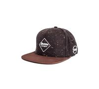 Blackskies® Gorra Osiris Snapback Negro Marrón Visera Unisex Premium Gorra béisbol Lana