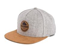 Blackskies® Pathfinder Snapback Cap Gorra De Béisbol Premium Unisex Ajustable Talla Única Gris Jaspeado Beige Hombre Mujer Streetwear Outdoor Verano Casual