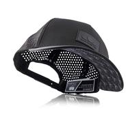Blackskies® Pro Flow Sport Performance Cap | Gorra de Béisbol Premium Unisex Repelente al Agua | Running Pádel Gimnasio Surf Playa Tenis Trucker Negro