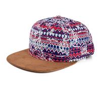 Blackskies® Quetzalcoatl Snapback Cap Gorra De Béisbol Unisex Basecap Multicolor Ante Azteca Nativo Hombre Mujer Unisex Streetwear Outdoor Verano Casual