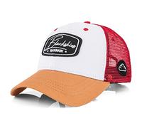 Blackskies® Race Gorra de béisbol | Hombres Damas Visera Premium Snapback Trucker Cap Gorra Jeans Cap Blanco-Vino-Rojo-Beige