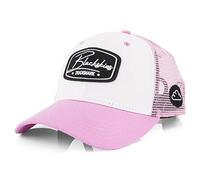 Blackskies® Race Baseball Cap Gorra De Béisbol Unisex Premium Trucker Snapback Blanco Rosa Hombre Mujer Streetwear Outdoor Verano Casual