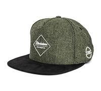 Blackskies® Rhea Snapback Cap | Women Men Premium Gorra de béisbol Skater Wool - Green Negro