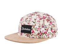 Blackskies® Sakura Gorra 5 Paneles Blanca con Flores De Cerezo Gorra De Béisbol Unisex para Hombre Y Mujer Basecap Streetwear Verano Exterior Ocio