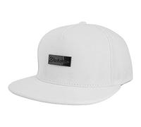 Blackskies® Vanguard Snapback Cap Gorra De Béisbol Unisex Visera De Cuero Sintético Blanco Hombre Mujer Unisex Streetwear Outdoor Verano Casual