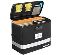 BlackSmith Caja de documentos ignífuga con cerradura, resistente al calor a 2,315.6 °C y IPX3, bolsa de documentos impermeable con organizador de archivos colgante para tamaño carta, caja de seguridad