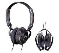 BLACKSTAR Carry-on FH-50 - Auriculares de Diadema Plegables semicerrados (Cable de 2 m, Conector Jack estéreo de 3,5 mm, Adaptador de 6,33 mm y Diadema Ajustable)