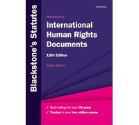 Blackstone's International Human Rights Documents (Blackstone's Statute Series)