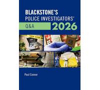 Blackstone's Police Investigators' Q&A 2026