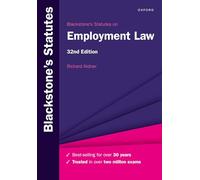 Blackstone's Statutes on Employment Law (Blackstone's Statute Series)