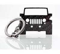 BlackStuff Llavero De Fibra De Carbono Cadena De Claves Compatible Con JK 2006-2018 BS-621