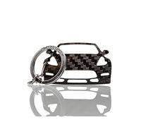 BlackStuff Llavero De Fibra De Carbono Cadena De Claves Compatible Con Nissan 370Z Z34 2008-2019 BS-647