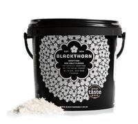 Blackthorn Scottish Gourmet Sea Salt Flakes - Natural and Unrefined - Sustainable Production - Mineral Rich Vegan - Kosher Certified Parev - 3.5lb (1.4kg) Resealable Kitchen Tub (1400 g)