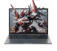 Blackview 2025 16" Ordenador Portátil Gaming,Ryzen 7 7735HS(Mejor 7430u/5700u/I7-11800H) hasta 4,8 GHz,FHD,32 GB RAM DDR5 4800 MHz 1 TB SSD,Teclado Retroiluminado,WiFi-6,BT 5.2,Windows 11 Pro