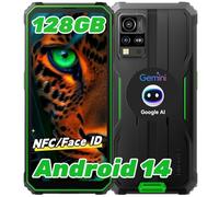 Blackview 2025 Android 14 Movil Resistente, 12GB+128GB-TF 2TB, Octa Core, 6.56" Vidrio Corning Gorilla,16MP+8MP, Móvil rugerizado 4G, IP69K/GPS/Modo Guante/OTG/Fingerprint/3 Slots/NFC