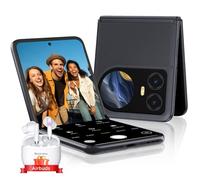 Blackview 2025 Hero 10 Móvil Plegable, 6.9" 2.5K 120Hz/36GB+256GB(UFS2.2)/108MP+32MP+8MP 120°Grand Angle Caméra/4000mAh(45W)/Face ID/NFC/GPS/Dual SIM Slots MTK G99 8-Core Flip Phone