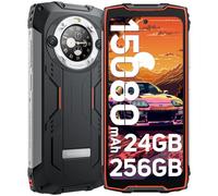 Blackview 4G Teléfono Resistente BV5300 Pro, ArcSoft® 13MP+8MP, 7GB+64GB, 3 Ranuras para Tarjetas, Android 12 Dual SIM, IP68 Smartphone Antigolpes Impermeable, 6.1'' HD+, Batería 6580mAh, Negro