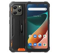 Blackview 4G Teléfono Resistente BV5300 Pro, ArcSoft® 13MP+8MP, 7GB+64GB, 3 Ranuras para Tarjetas, Android 12 Dual SIM, IP68 Smartphone Antigolpes Impermeable, 6.1'' HD+, Batería 6580mAh, Naranja
