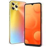 Blackview A95 Móvil Libre, Cámara 20MP+8MP, Helio P70 Octa-Core 8GB RAM+128GB ROM, Pantalla HD+ 6.53", 4380mAh 18W Carga Rápida, Dual SIM Android 11 Smartphone, GPS Huella Digital, Box Altavoz Oro