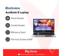 Blackview AceBook 8 Laptop 15.6" 12.a generación Intel Alder Lake N97 16GB RAM 512GB SSD + expansión hasta 1TB Windows 11 Home 15.6" AceBook 8