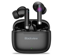 Blackview AirBuds 4 - Auriculares Bluetooth 5.3 inalámbricos con micrófono, auriculares inalámbricos de bajo ruido, 36H, control táctil, para iPhone/Samsung/Android