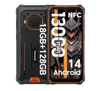Blackview Android 14 BV6200Pro(2025) Movil Resistente, 18GB+128GB(TF 1TB) 13000mAh 18W, 6.56'' HD+ Cámara Helio P35,13MP+8MP Móvil Todoterreno 98DB Altavoz/NFC/GPS/IP68 IP69K