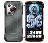 Blackview BL7000 Móvil Irrompible Android 15, 24GB +256GB (TF 2TB), 6,78" FHD+120Hz móvil rugerizado 5G, 50MP+32MP,Visión Nocturna 20MP, Movil Resistente, Dual SIM 5G/NFC/OTG/Dimensity 6300/Face ID
