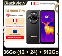 Blackview BL9000 Pro [Sin cargador UE] 36GB (12 + 24) 512GB 6,78 pulgadas 5G 2.4k FHD FLIR 8800mAh 120W Android 14 NFC Oro