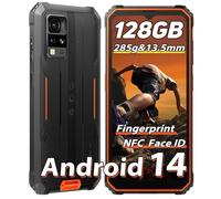 Blackview BV4800 Pro Android 14 Movil Resistente, 12GB+128GB-TF 2TB, Octa Core, 6.56" Vidrio Corning Gorilla, 5180mAh, 16MP+8MP, Móvil rugerizado 4G, IP69K/GPS/Modo Guante/OTG/Fingerprint/3 Slots/NFC