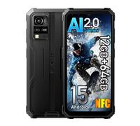 Blackview BV4800 SE Android 15 Teléfono Móvil Resistente 2025, 12GB+64GB/2TB IP68 Móvil Irrompible, 5100mAh, 16MP AI Camera, 6.56" HD+, Dual SIM 4G Telefono NFC, GPS,OTG,FM, Gemini AI, Negro