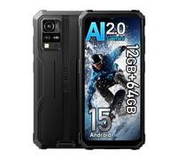 Blackview BV4800 SE Android 15 Teléfono Móvil Resistente 2025, 12GB+64GB/2TB IP68 Móvil Rugerizado, 5100mAh, 16MP Camera, 6.56" HD+, Dual SIM 4G Movil Irrompible, GPS, NFC, OTG,FM, Gemini AI, Negro