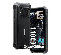 Blackview BV6200 Plus 24Go+256Go Telephone Portable Incassable 2025, Android 14 Téléphone Débloqué, 11000mAh, 16MP+13MP, 6.56" HD+ Smartphone Incassable Etanche, Dual 4G LTE,GPS,NFC,OTG (Noir)