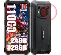 Blackview BV6200 Plus movil Irrompible (11000mAh)-24GB+128GB(TF 2TB), 90Hz 6,56" HD+ Teléfono Movil Android 15, Cámara AI, 98dB Altavoz, Dual 4G SIM/NFC/OTG/GPS/Huella Dactilar Móvil Irrompible