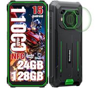 Blackview BV6200 Plus movil Irrompible (11000mAh)-24GB+128GB(TF 2TB), 90Hz 6,56" HD+ Teléfono Movil, Cámara AI, 98dB Altavoz, Dual 4G SIM/NFC/OTG/GPS/Huella Dactilar Móvil Irrompible