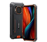 Blackview BV6200 Plus Teléfono Móvil Resistente, 24GB+256GB, Batería 11000mAh, 3W 98dB Altavoz Ultra-Ruidoso, 16MP+13MP+2MP, 6.56'' HD+, Android 14 Dual SIM IP68 Smartphone Antigolpes, NFC Naranja