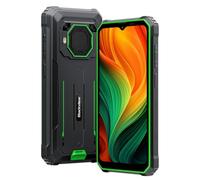 Blackview BV6200 Plus Téléphone Incassable, 24GB+256GB, Batterie 11000mAh, Haut-Parleur Ultra-Fort 3W 98dB, 16MP+13MP, 6,56'' HD+, Android 14 Dual SIM IP68 Étanche Smartphone Débloqué, NFC Vert