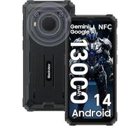 Blackview BV6200Pro Móvil irrompible Android 14, 10300mAh, Altavoz 98DB Movil Resistente, 18GB+128GB /2TB, 6.56" HD Movil, Móvil Rugerizado 13MP Cámara, Dual 4G/OTG/18W/NFC/IP69K/GPS/Fingerprint