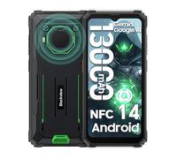 Blackview BV6200Pro Movil Irrompible Android 14, Batería de 13000 mAh, 98dB de Altavoz móvil rugerizado, 6,56 HD+Movil Resistente, 18 GB+128 GB ROM/2TB, 13 MP+8 MP Cámara, OTG/NFC/Face ID/Verde
