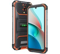 Blackview BV7200 Smartphone Resistente, 50MP Doble Cámara, Helio G85 6GB+128GB, Android 12, 6,1'' HD+, Modo Guante, Batería 5180mAh, Doble SIM GPS NFC Naranja