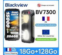 BLACKVIEW BV7300 [Sin cargador de la UE] 18GB (6 + 12) 256GB 15000mAh 45W Carga rápida 6.67" Smartphone Android 14 Naranja